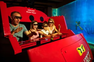 Family on LEGO® NINJAGO® The Ride at the LEGOLAND Windsor Resort