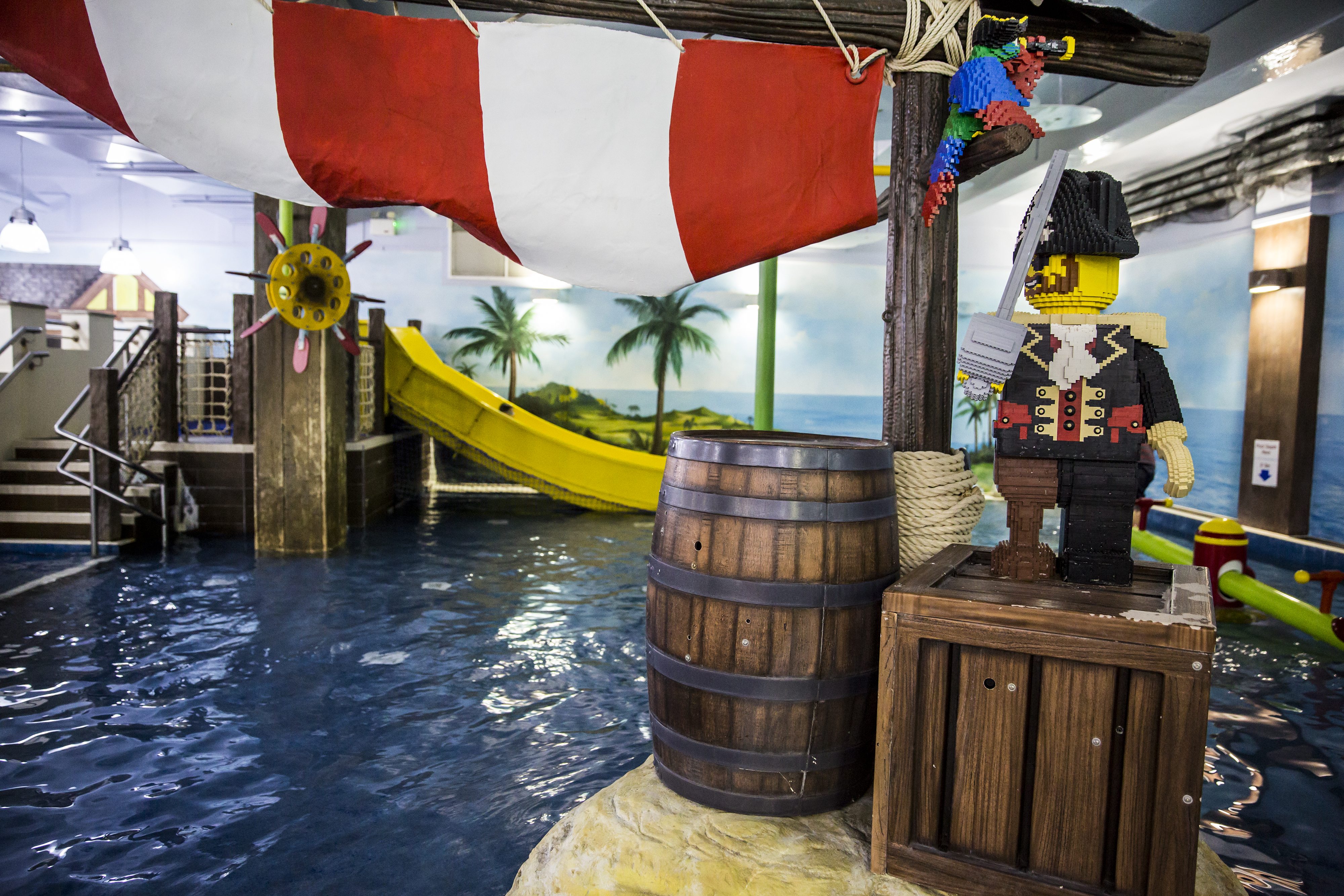 Pirate Themed Swimming Pool at the LEGOLAND Resort Hotel