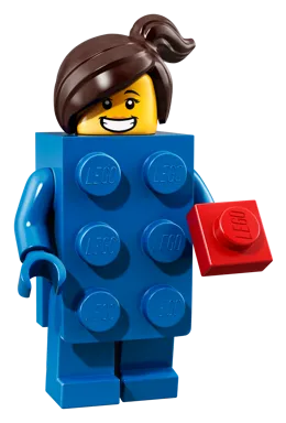 Minifigure Brick Suit Girl