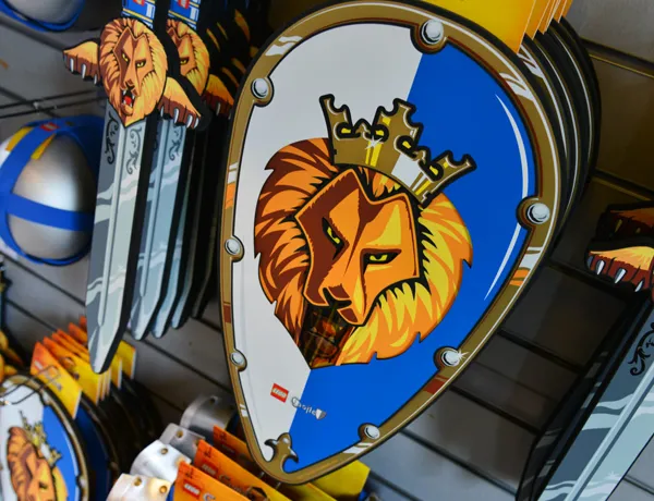Swords & Shield at King's Market store in LEGOLAND Windsor Resort
