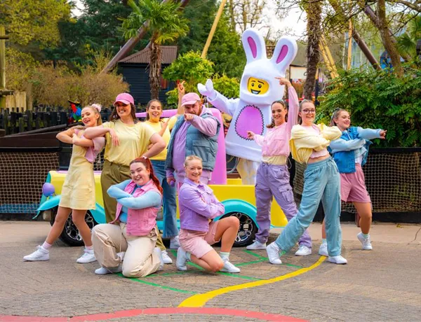 Bunny Suit Guy At LEGOLAND Windsor For Easter