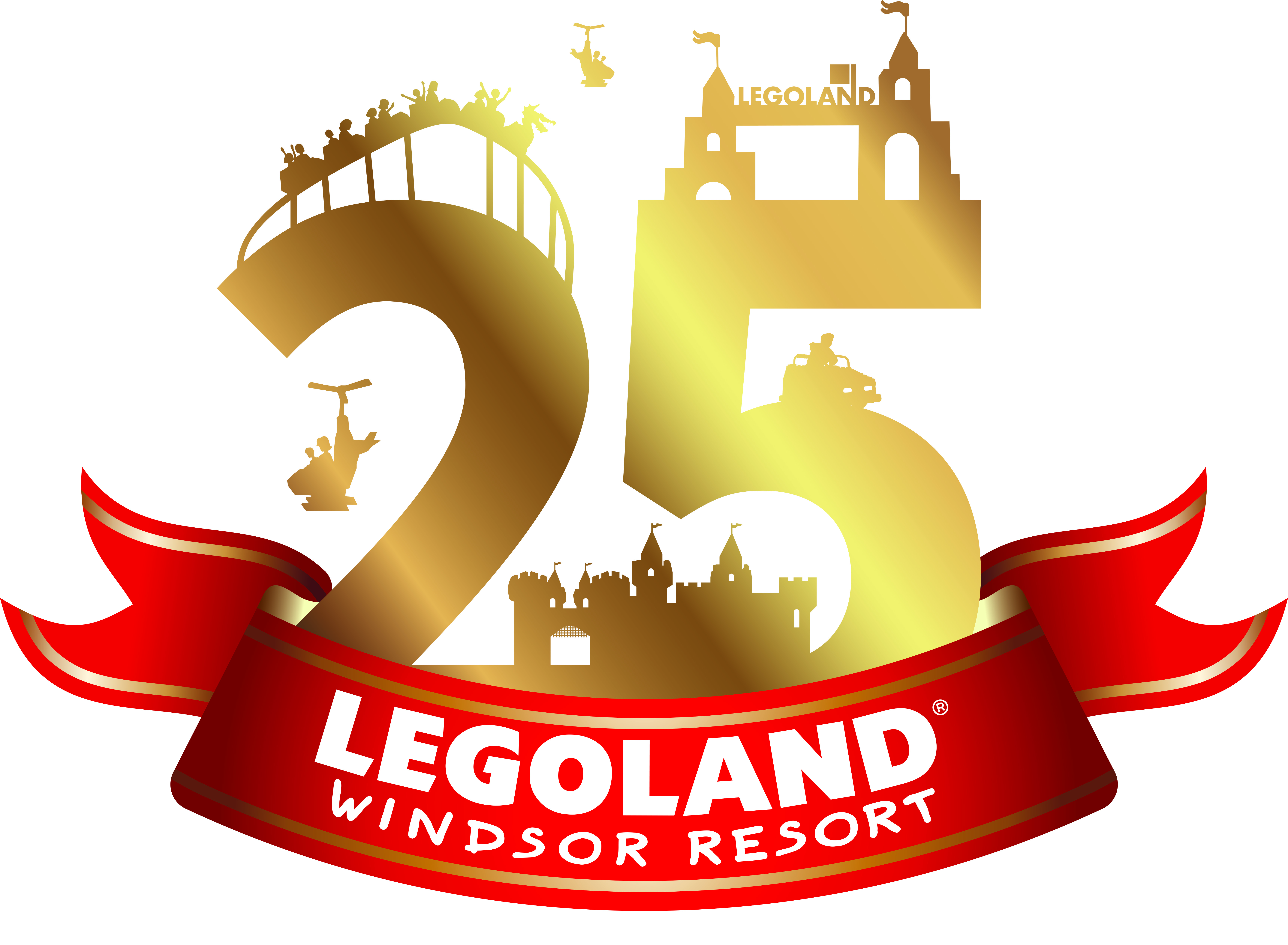 LEGOLAND Windsor Resort 25th Birthday Logo