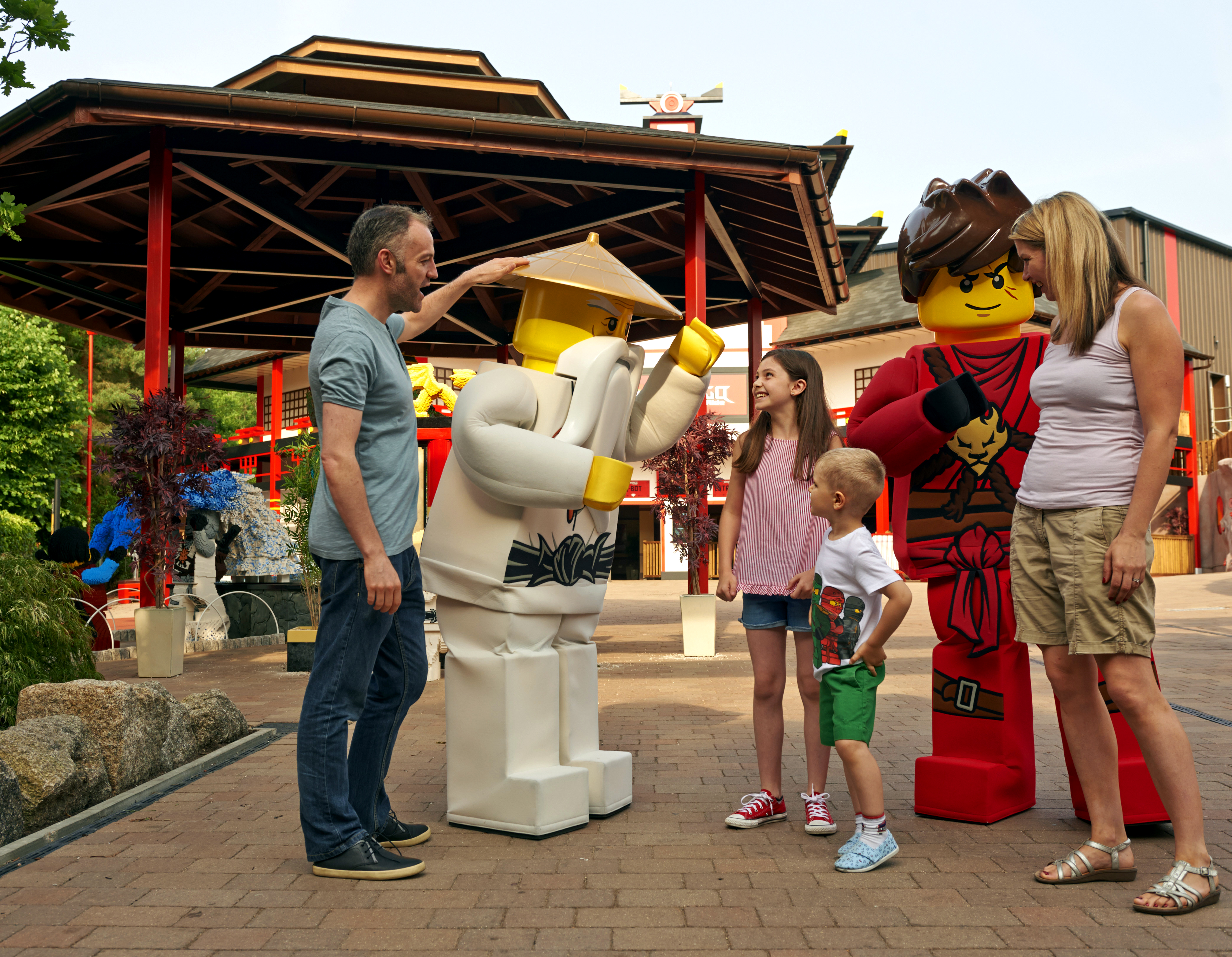 Family meeting Master Wu and Kai from LEGO NINJAGO