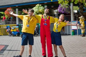 Entertainments Staff Smiling at the LEGOLAND Windsor Resort