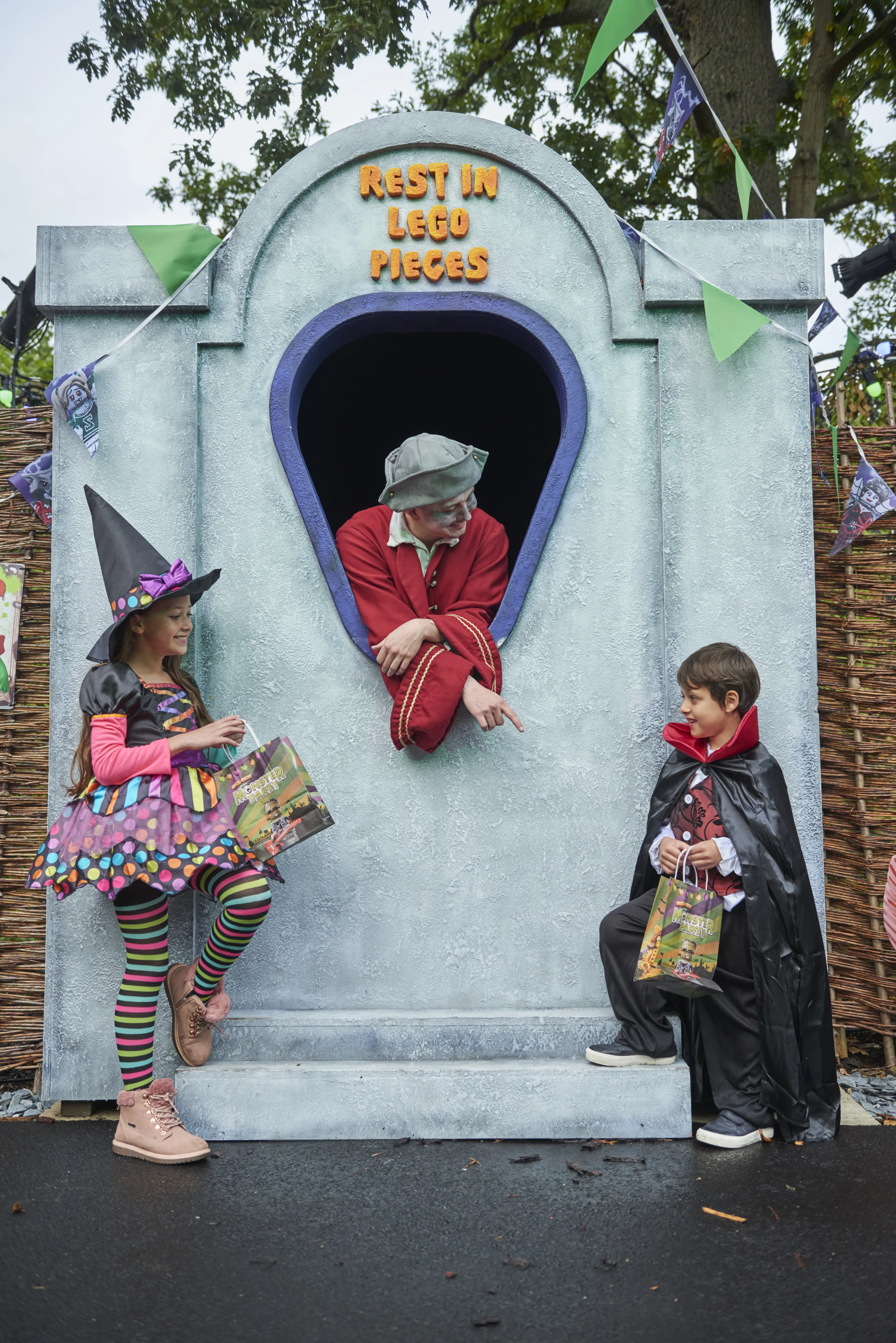 Children Enjoying Monster Street At Brick Or Treat