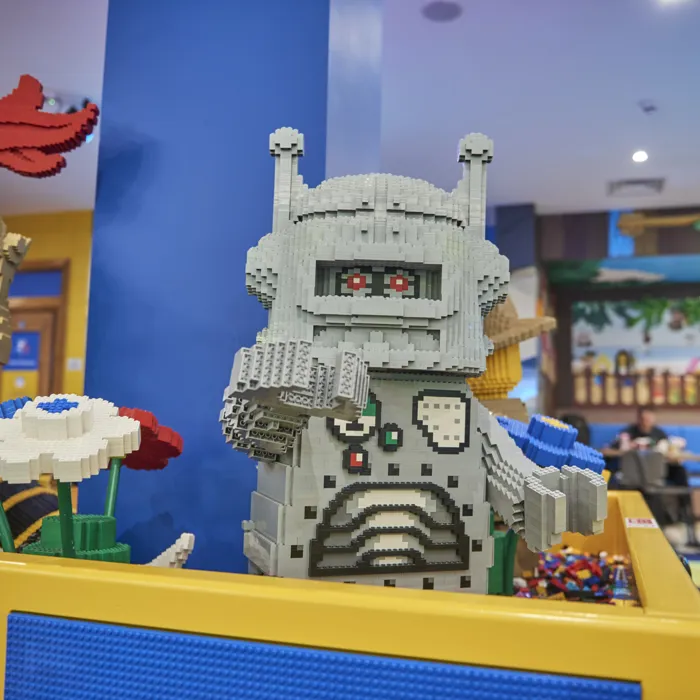 LEGO Model of robot in the LEGOLAND Playroom