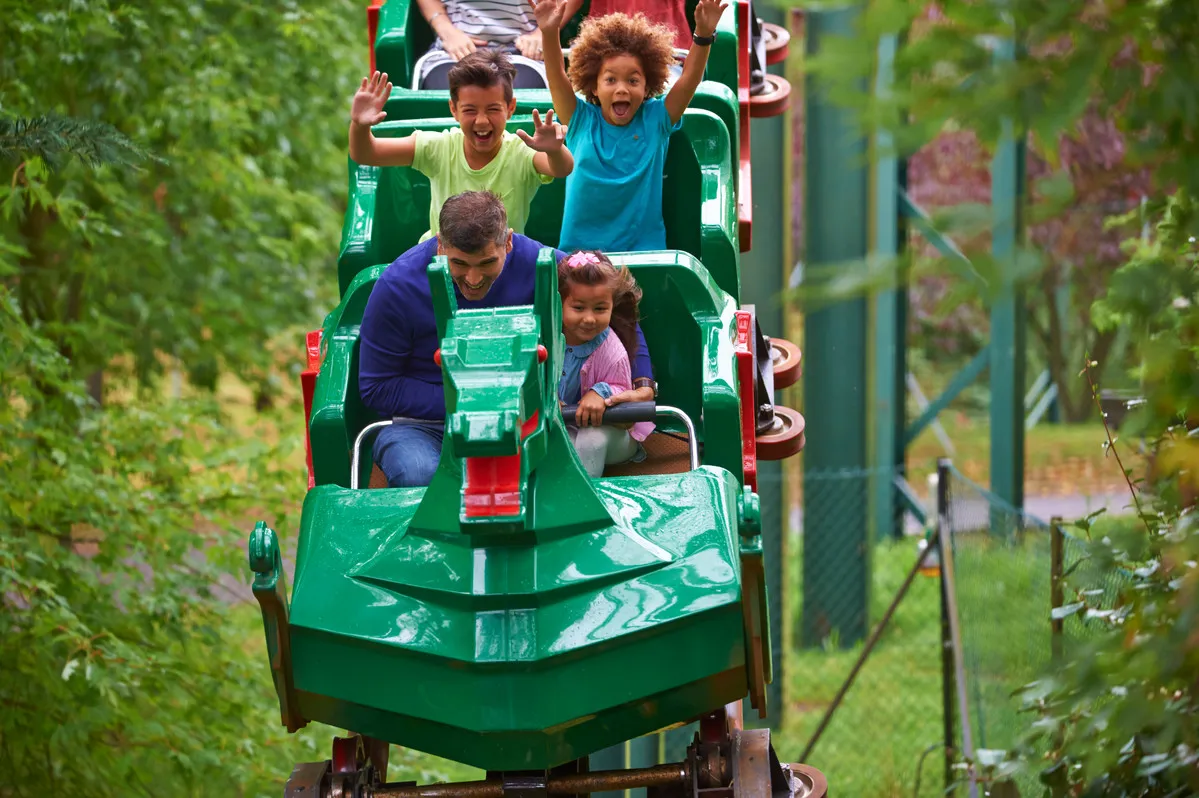 Families on The Dragon at LEGOLAND Windsor Resort