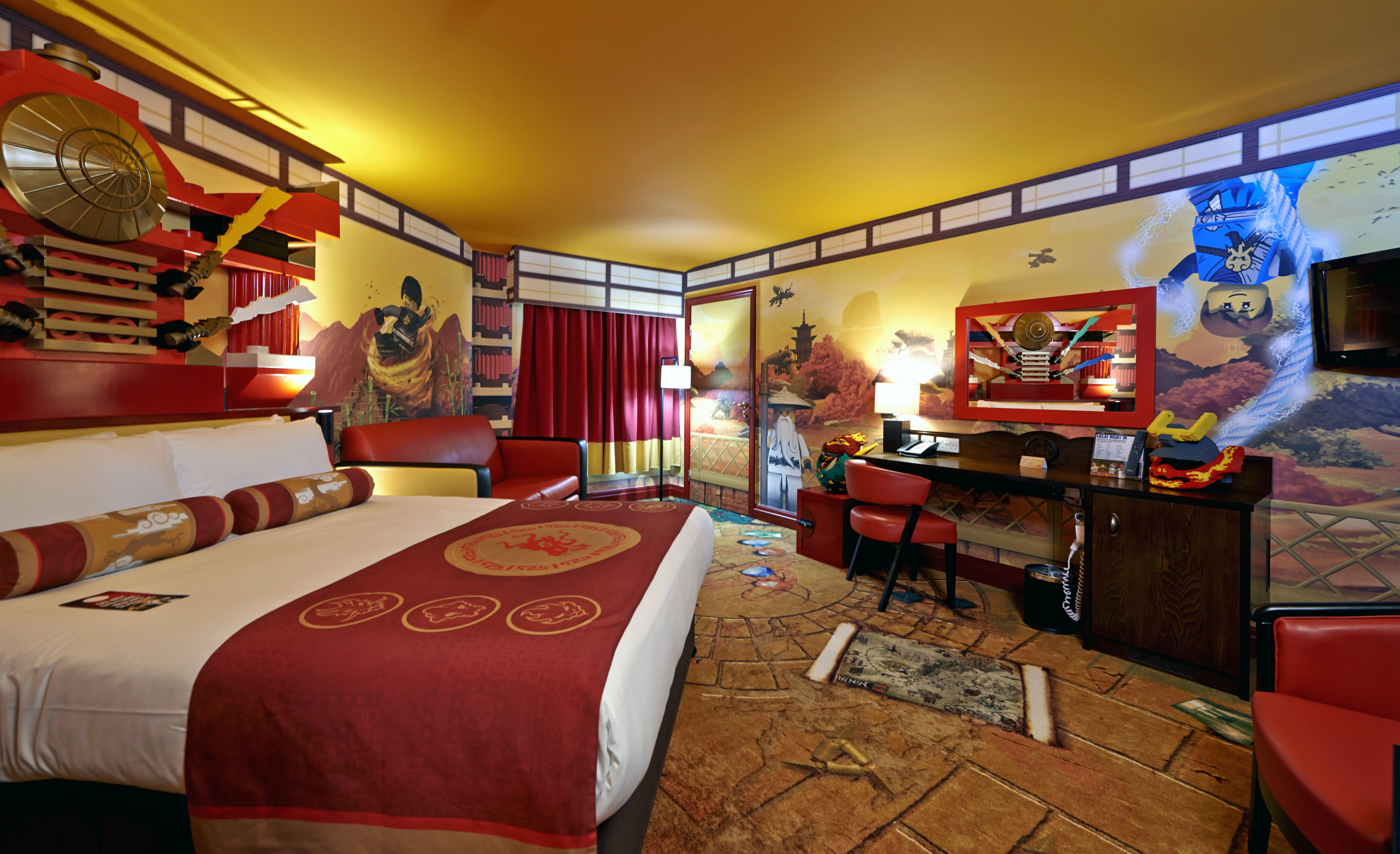 LEGO NINJAGO Themed Room at the LEGOLAND Resort Hotel
