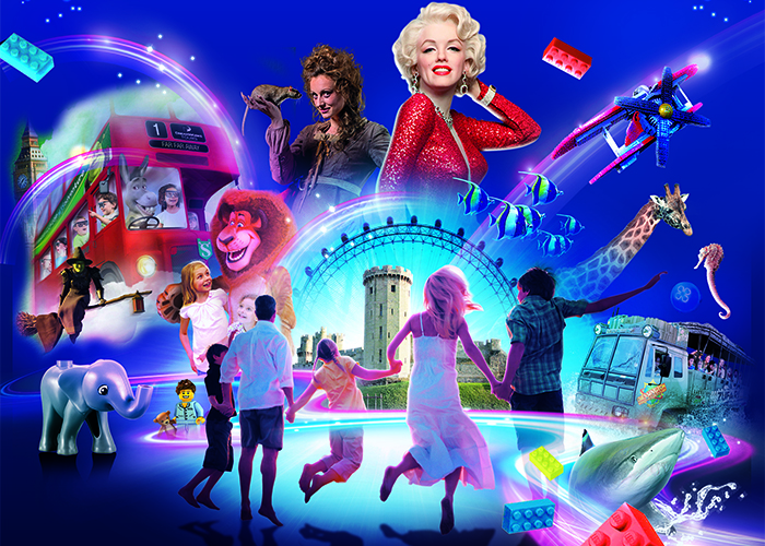Merlin Entertainments montage of attractions