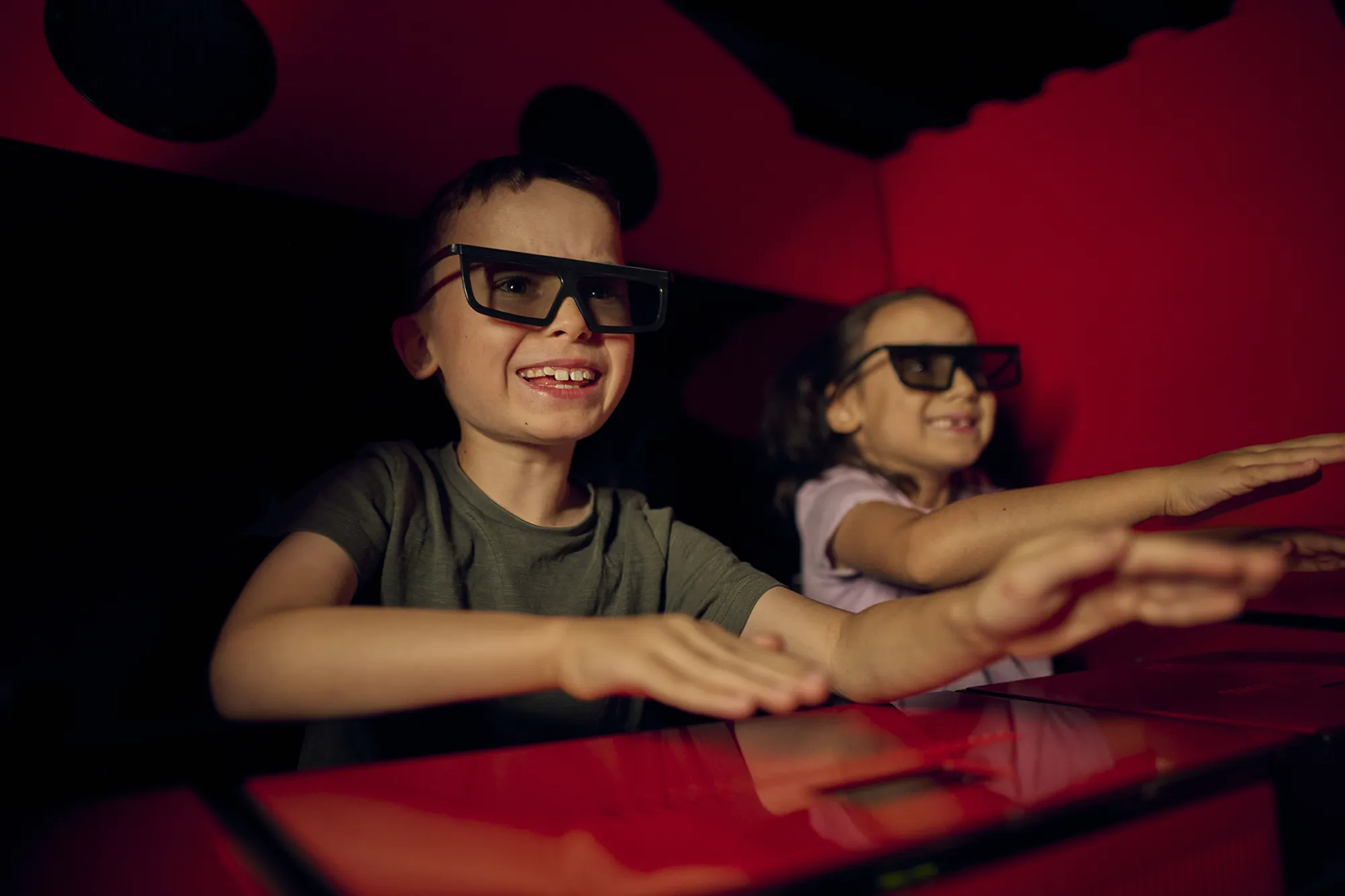 Children On LEGO NINJAGO The Ride