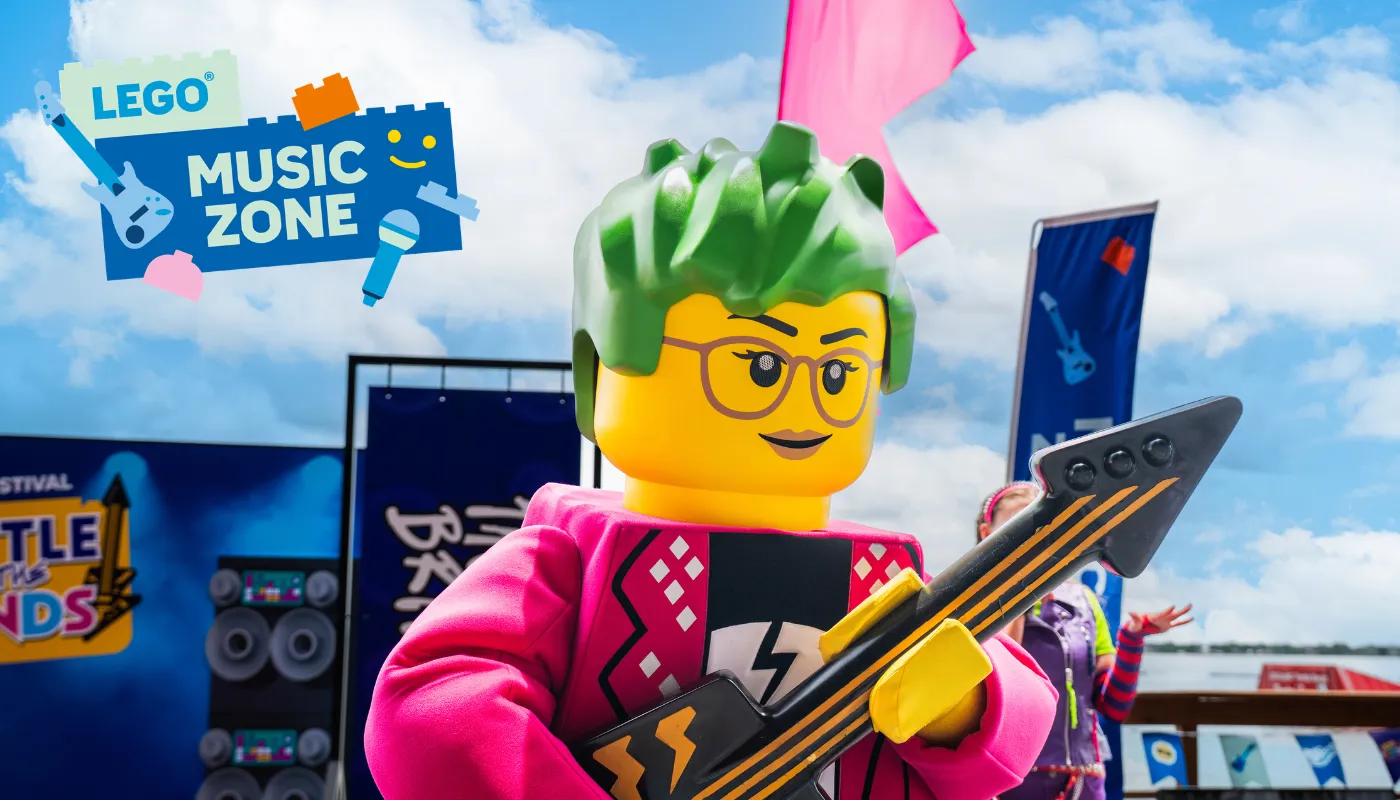 lego figure at lego festival