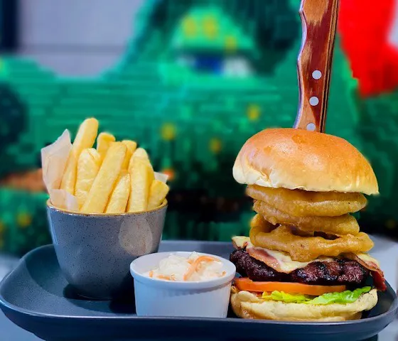 King Burger at Tournament Tavern at the LEGOLAND Castle Hotel