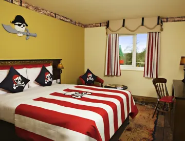 Adult's Area of Pirate Themed Room in the LEGOLAND Resort Hotel