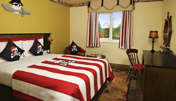Adult's Area of Pirate Themed Room in the LEGOLAND Resort Hotel