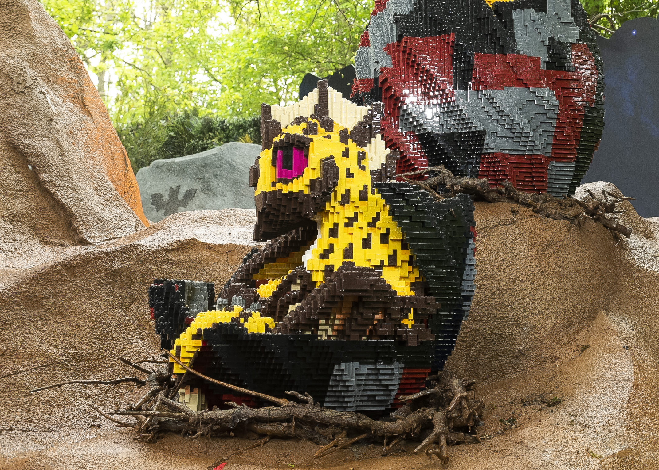 Baby Lava Dragon In The Magical Forest