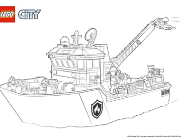 LEGO® City Colouring Sheet