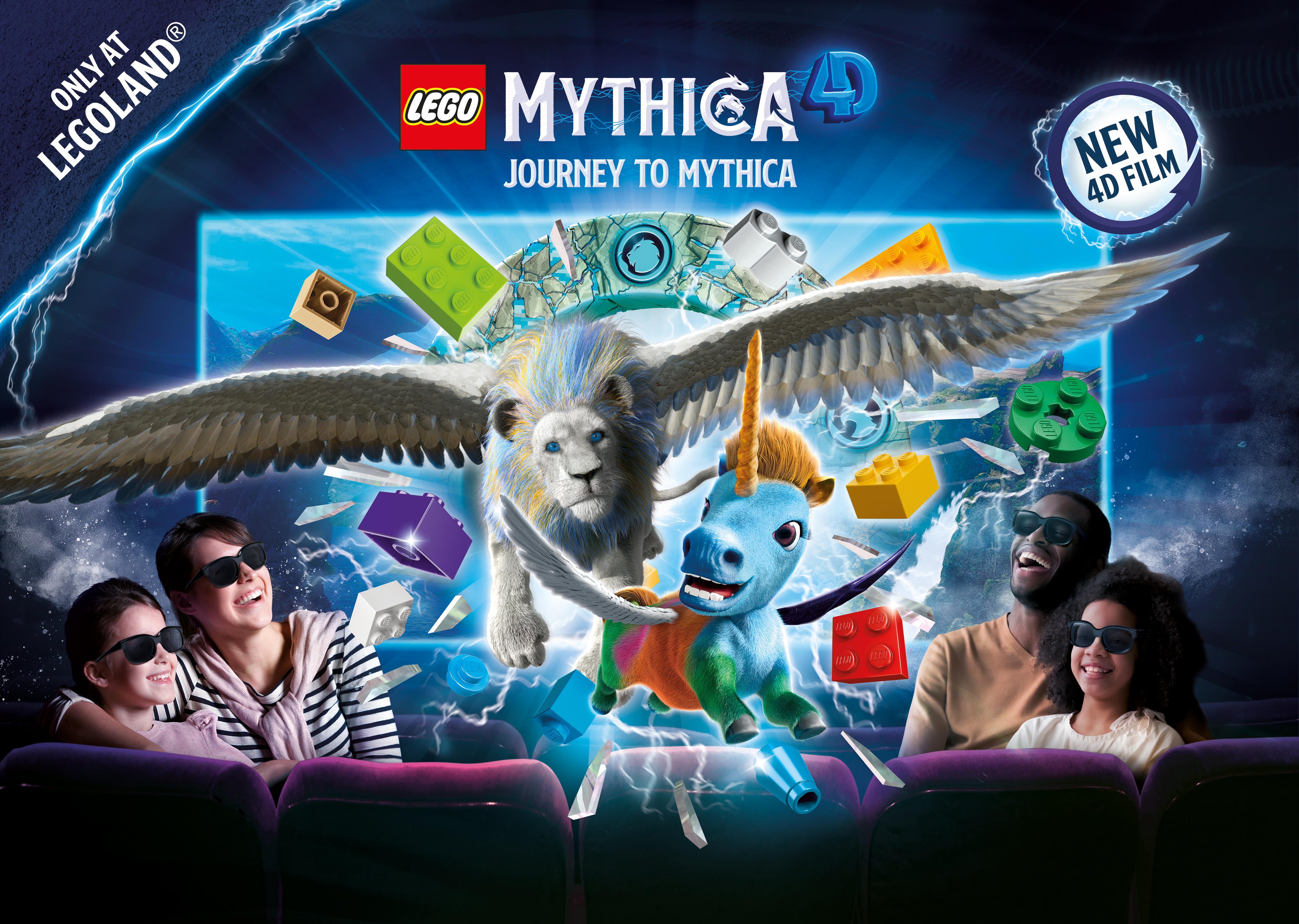 LEGO MYTHICA - Journey to MYTHICA 4D movie at LEGO Studios 4D