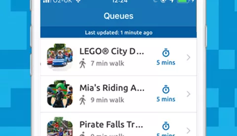 LEGOLAND Windsor App Features - Live Queue Times