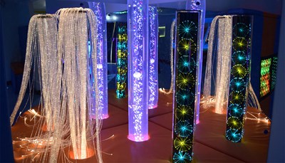 The Sensory Space lights at the LEGOLAND Windsor Resort