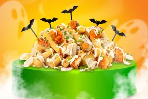 LLW Stacked Garlic Fries