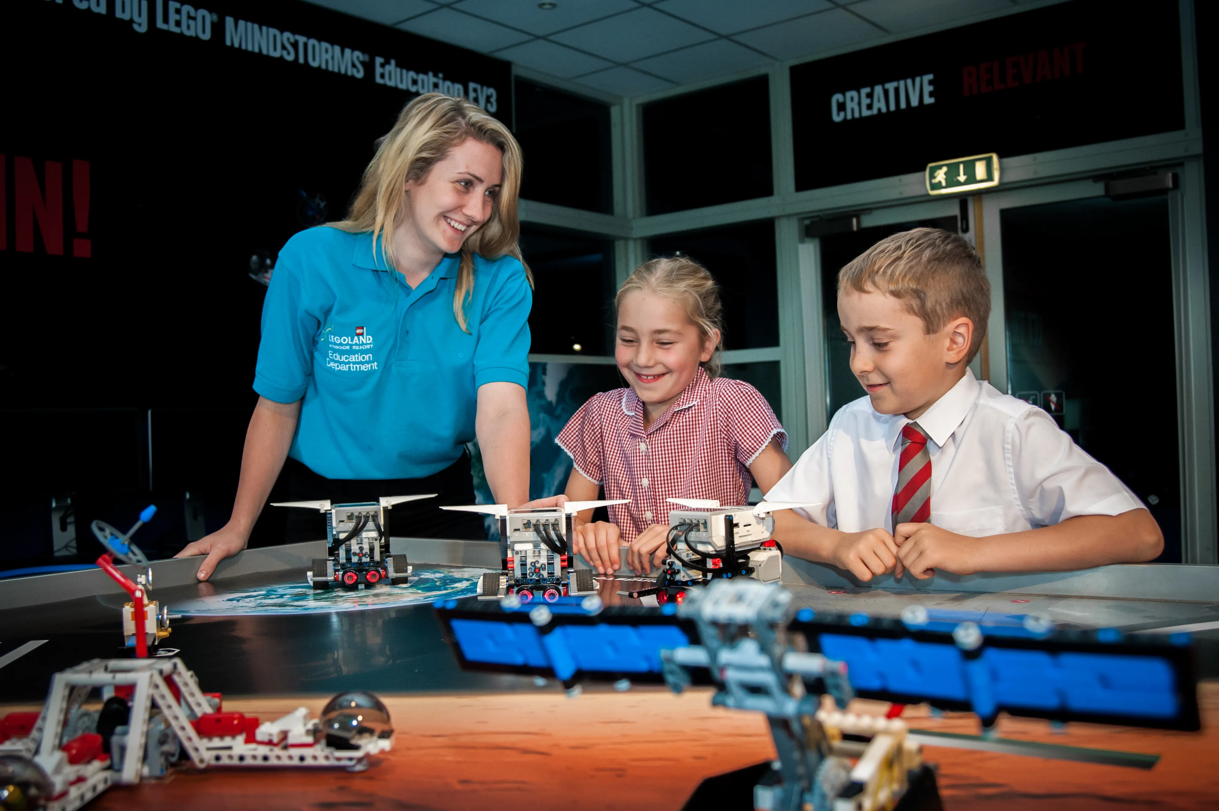 Children in LEGO® Education Centre at the LEGOLAND Windsor Resort