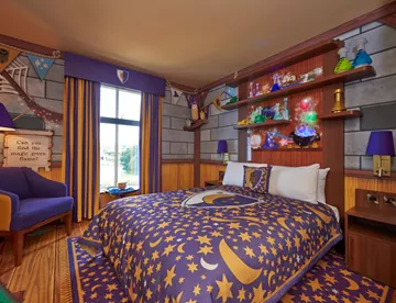 Wizard room in the LEGOLAND Castle Hotel