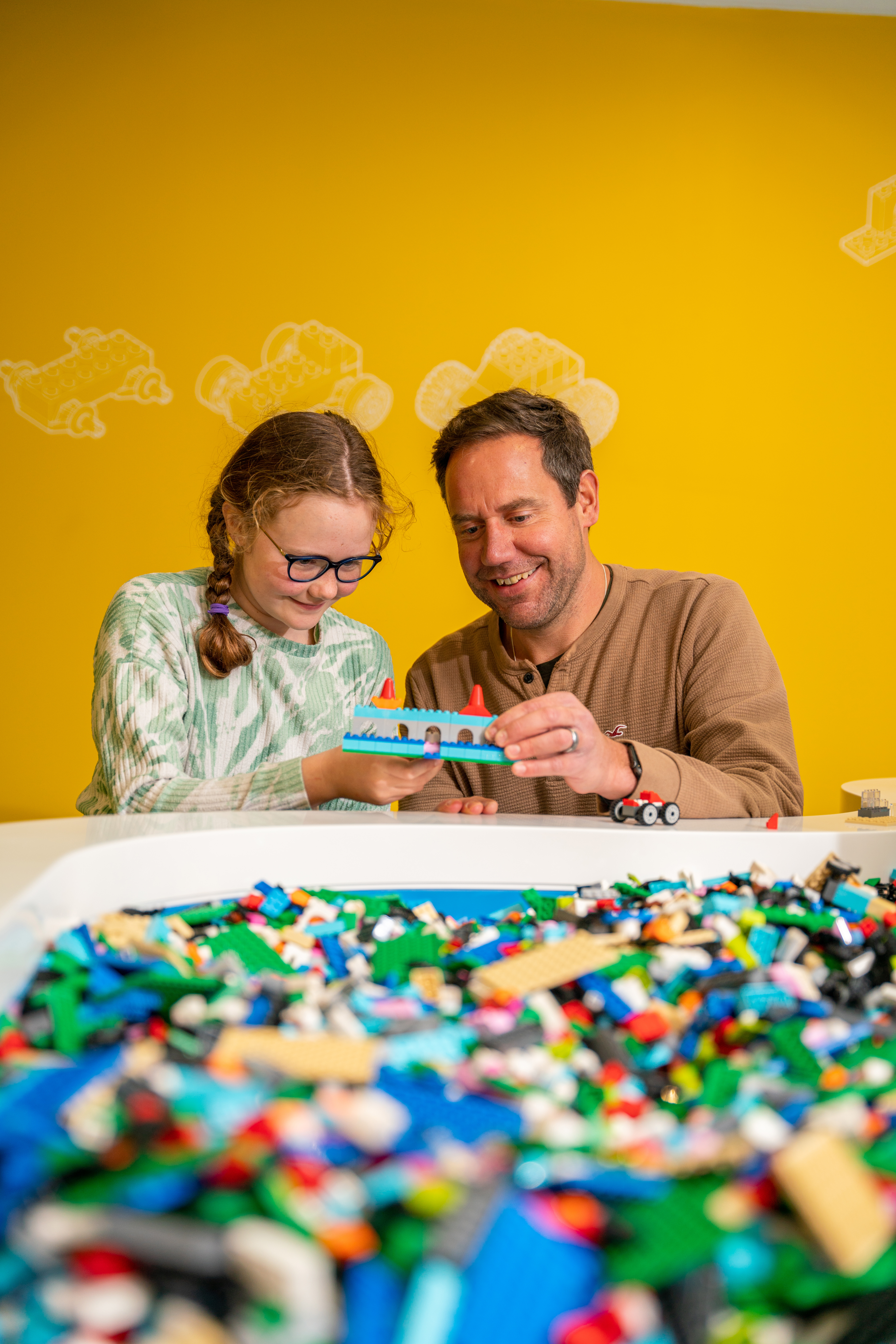 Family in The Brick at the LEGOLAND Windsor Resort