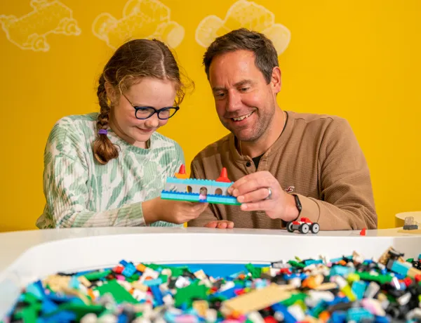 Family in The Brick at the LEGOLAND Windsor Resort