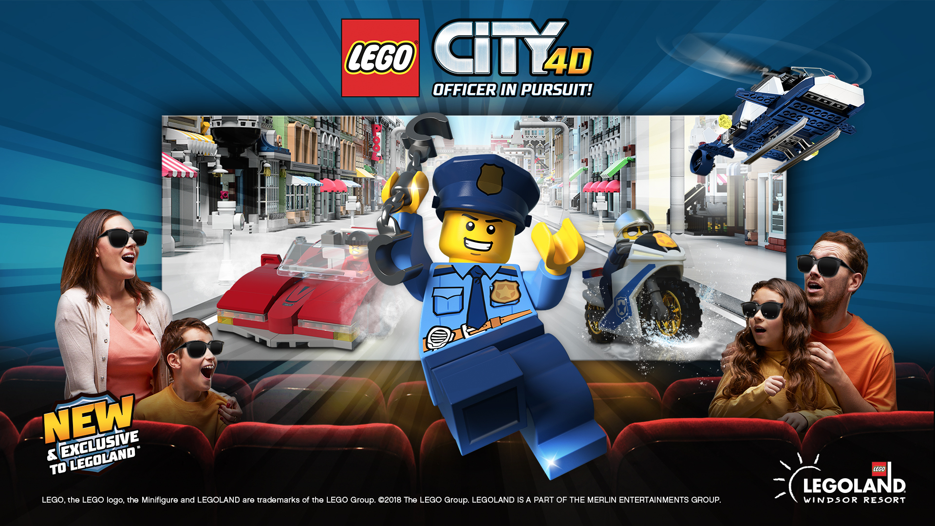 LEGO City 4D Officer In Pursuit! At LEGOLAND Windsor