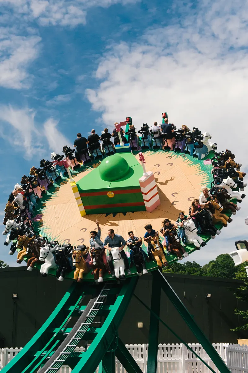 Group on Mia's Riding Adventure at the LEGOLAND Windsor Resort