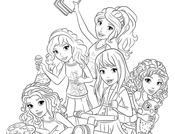 LEGO® Friends Colouring Sheet
