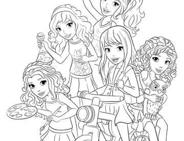 LEGO® Friends Colouring Sheet