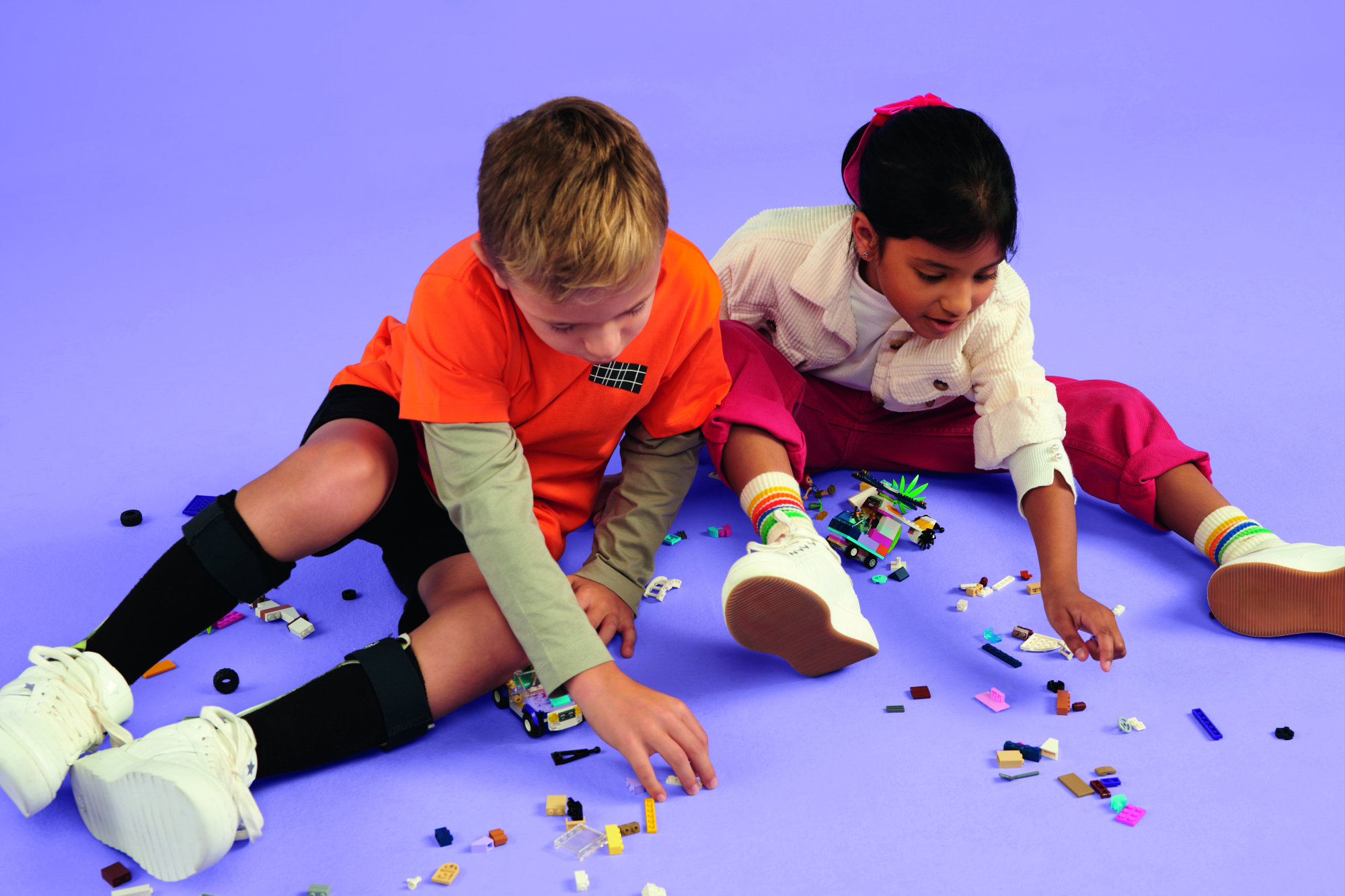 Children playing with LEGO® - Rebuild the World at PLANET LEGOLAND®