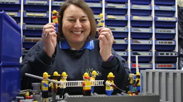 Paula, a model maker featured on Channel 5's "Inside LEGOLAND: A World Of Wonder"