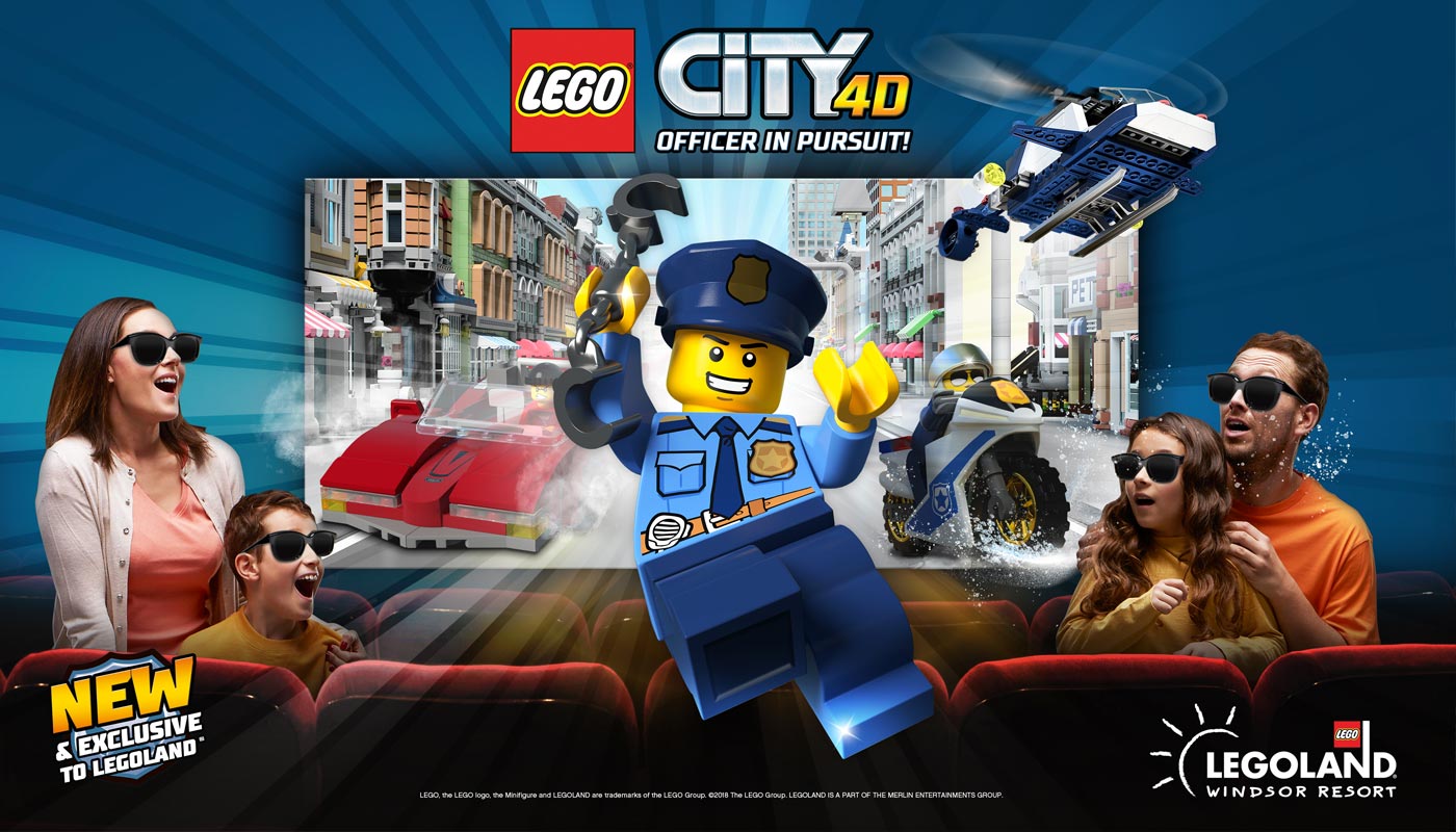 LEGO City 4D - Officer in Pursuit 4D movie at LEGO Studios 4D