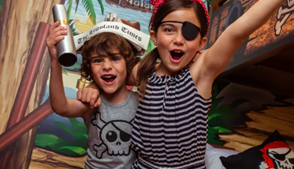 Children dressed as pirates