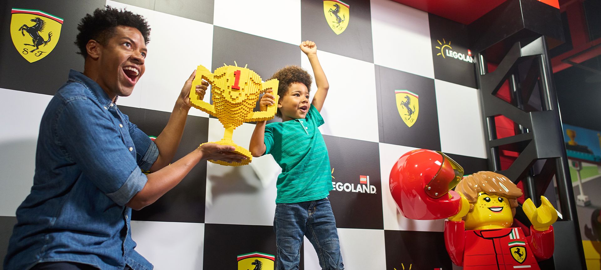 Ready, Set, Race! LEGO® Big Build McLaren F1® car at the