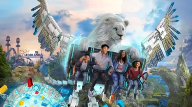 Artist Impression Of The UK's First Flying Theatre Flight Of The Sky Lion