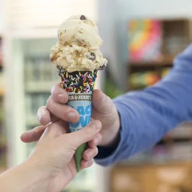 Ben & Jerry's ice cream cone at LEGOLAND Windsor Resort