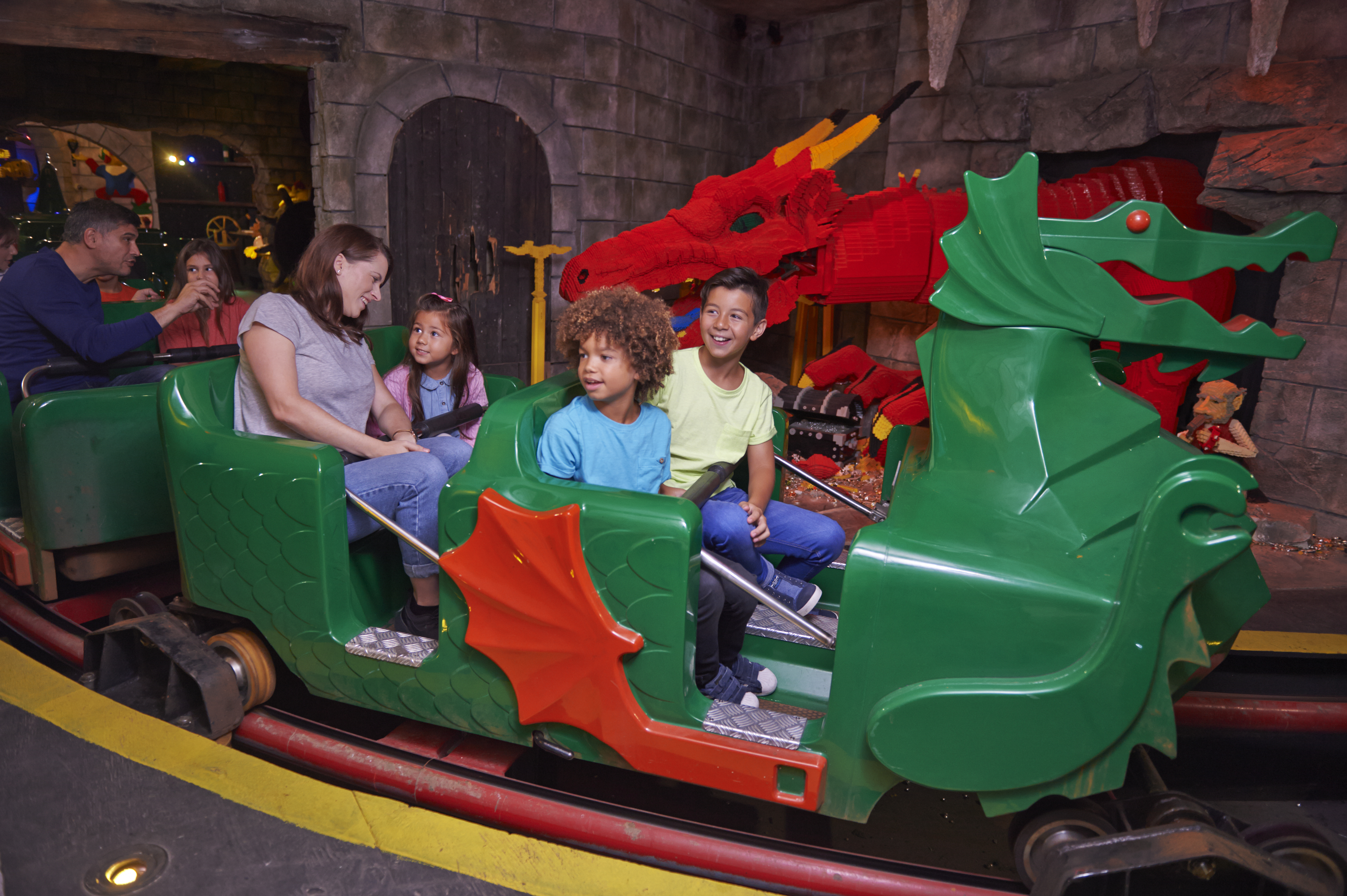 The Dragon: Roller-coaster ride at the LEGOLAND® Windsor ...