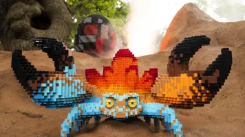 Crystal Claw Crabs In The Magical Forest In LEGO MYTHICA