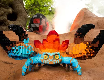 Crystal Claw Crabs In The Magical Forest In LEGO MYTHICA