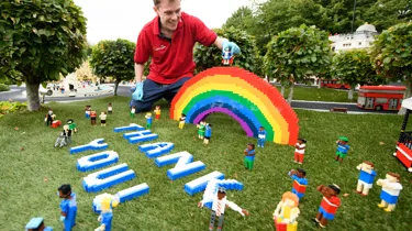 LEGO tribute to key workers and figures of COVID-19 pandemic in Miniland