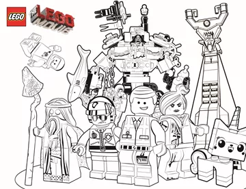The LEGO® Movie™ Colouring Sheet